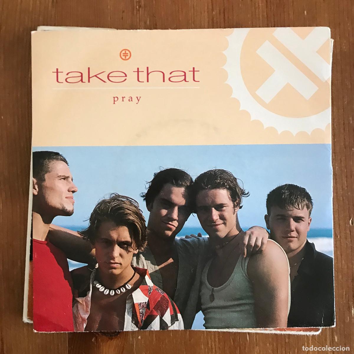 Discos de vinilo: TAKE THAT - PRAY - 7 SINGLE RCA UK 1993 - Foto 1