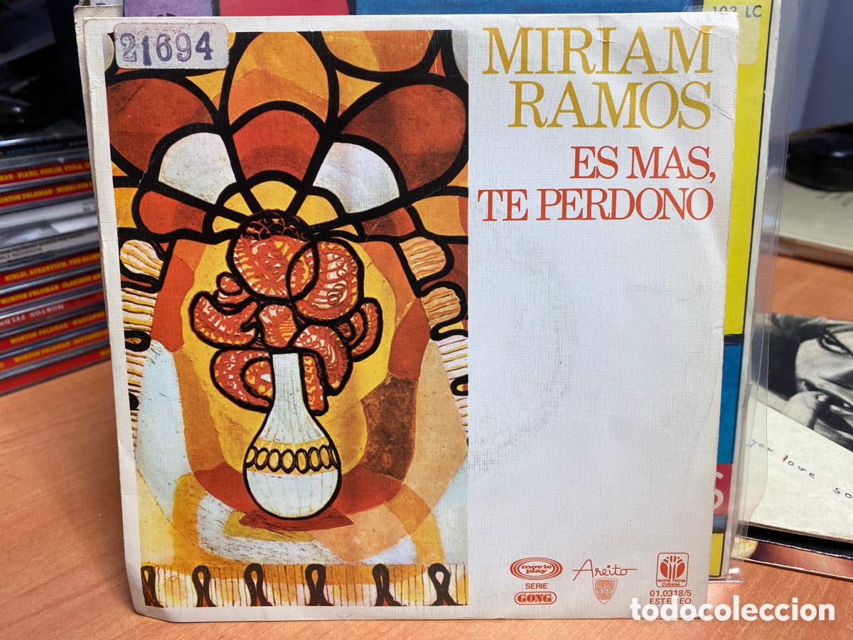 Discos de vinilo: Miriam Ramos - Es m&aacute;s, te perdono (7&rdquo;, Single) - Foto 1