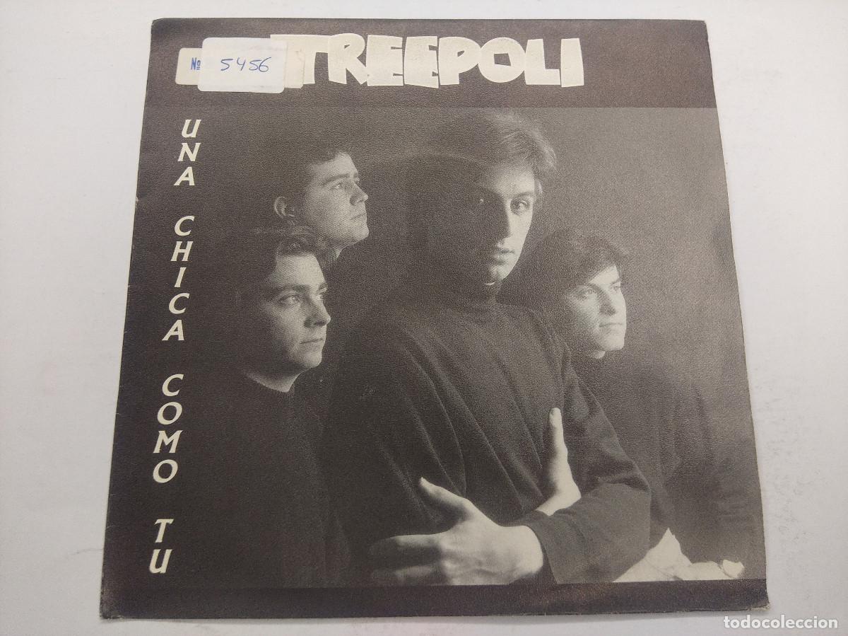 Discos de vinilo: TREEPOLI/UNA CHICA COMO TU/SINGLE PROMOCIONAL. - Foto 1