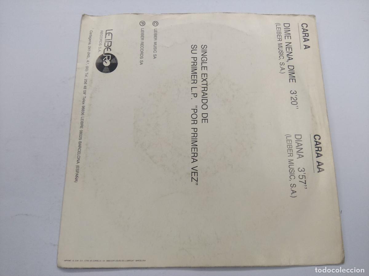 Discos de vinilo: TREEPOLI/DIME NENA DIME/SINGLE PROMOCIONAL. - Foto 3