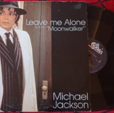 Discos de vinilo: MICHAEL JACKSON LEAVE ME ALONE MAXI SINGLE VINILO ORIGINAL BRASIL 1987. Lote 364088541