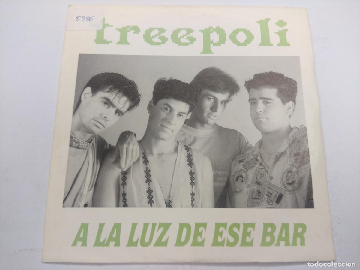 Discos de vinilo: TREEPOLI/A LA LUZ DE ESE BAR/SINGLE PROMOCIONAL. - Foto 1