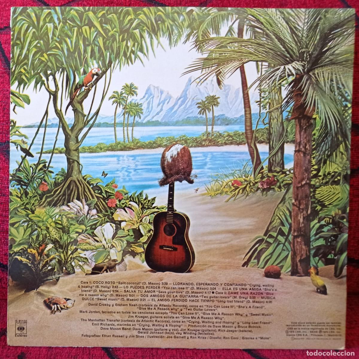 Discos de vinilo: DAVE MASON ** Split Coconut ** VINILO LP ORIGINAL 1976 - Foto 2