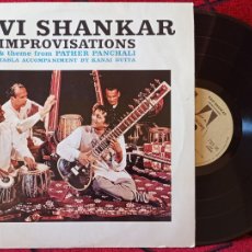 Discos de vinilo: RAVI SHANKAR ** IMPROVISATIONS AND THEME FROM PATHER PANCHALI ** REEDICION VINILO 1975 LP. Lote 364130201