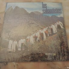 Discos de vinilo: LOS SABANDEÑOS - ANTOLOGIA DEL FOLKLORE CANARIO VOL. 1 - COLUMBIA - 1976. Lote 364131476