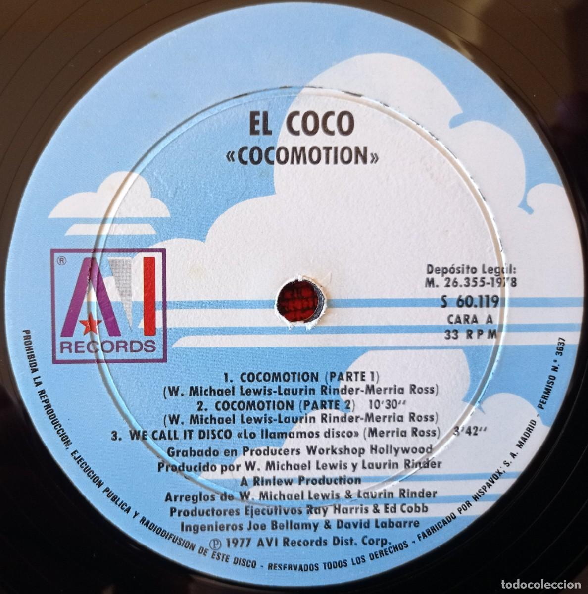 Discos de vinilo: EL COCO ** Cocomotion ** VINILO LP ORIGINAL 1978 - Foto 4