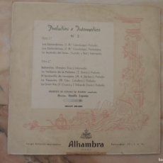 Discos de vinilo: PRELUDIOS E INTERMEDIOS Nº 2 - ALHAMBRA - 1953