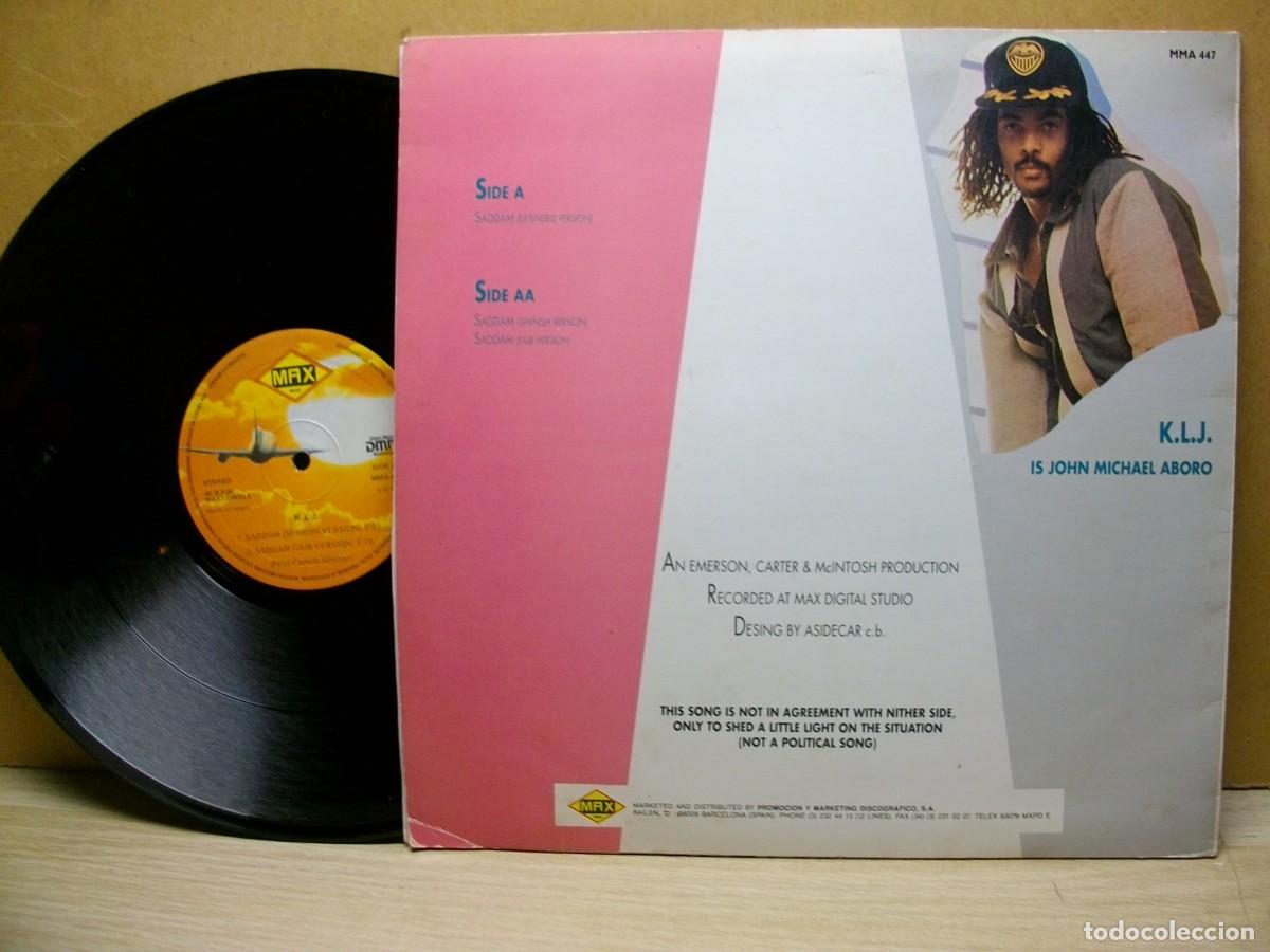 Discos de vinilo: K.L.J. &ndash; Saddam MAXI LP - Foto 2
