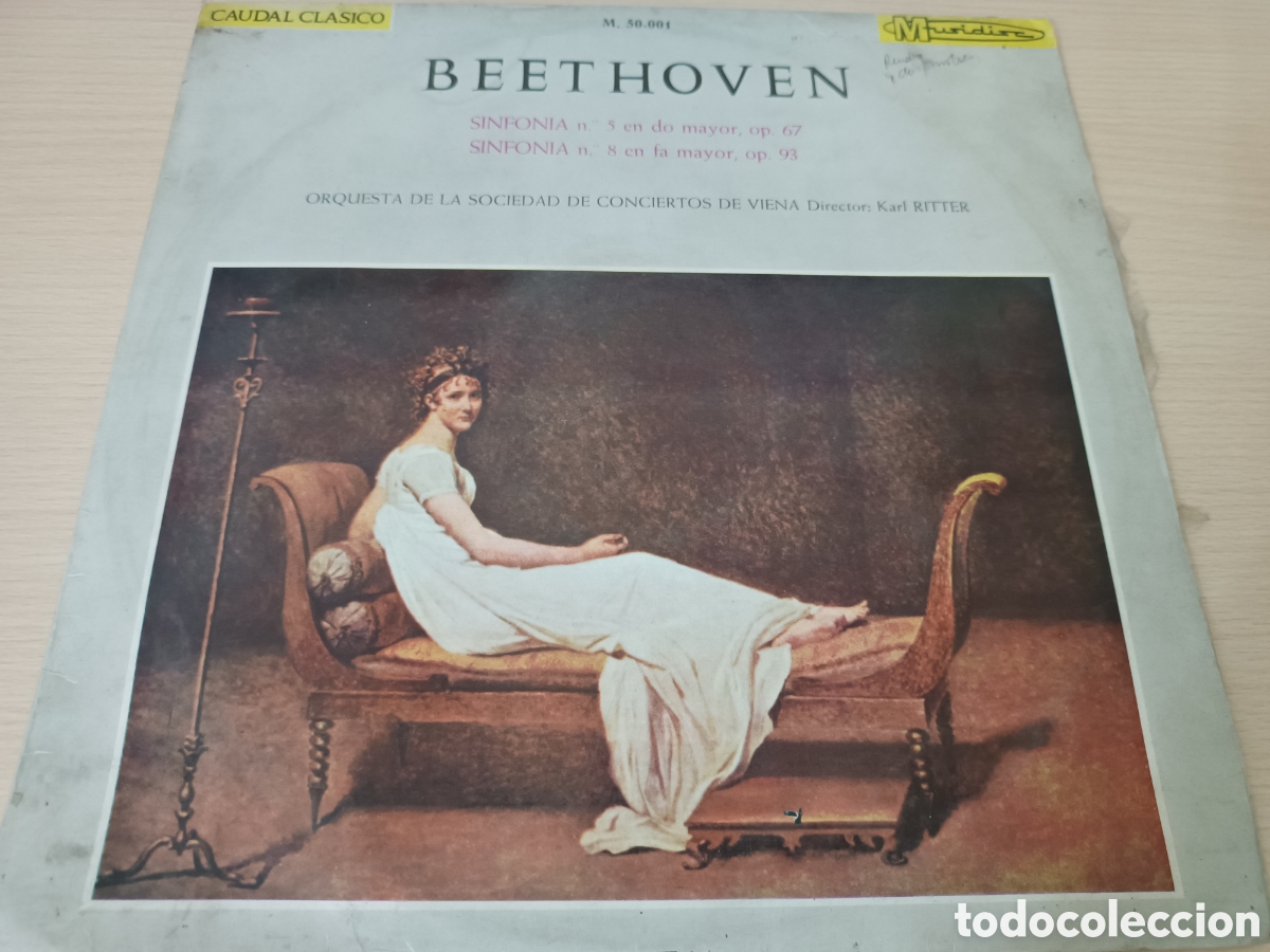 Discos de vinilo: VINILO BEETHOVEN 5&8 SINFONIA - Foto 1