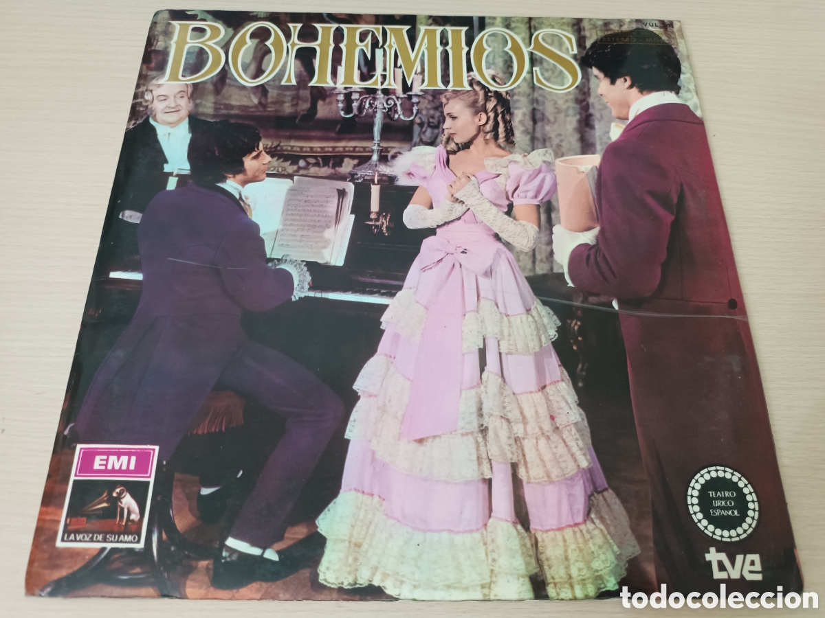 Discos de vinilo: VINILO BOHEMIOS, CON LIBRO - Foto 1