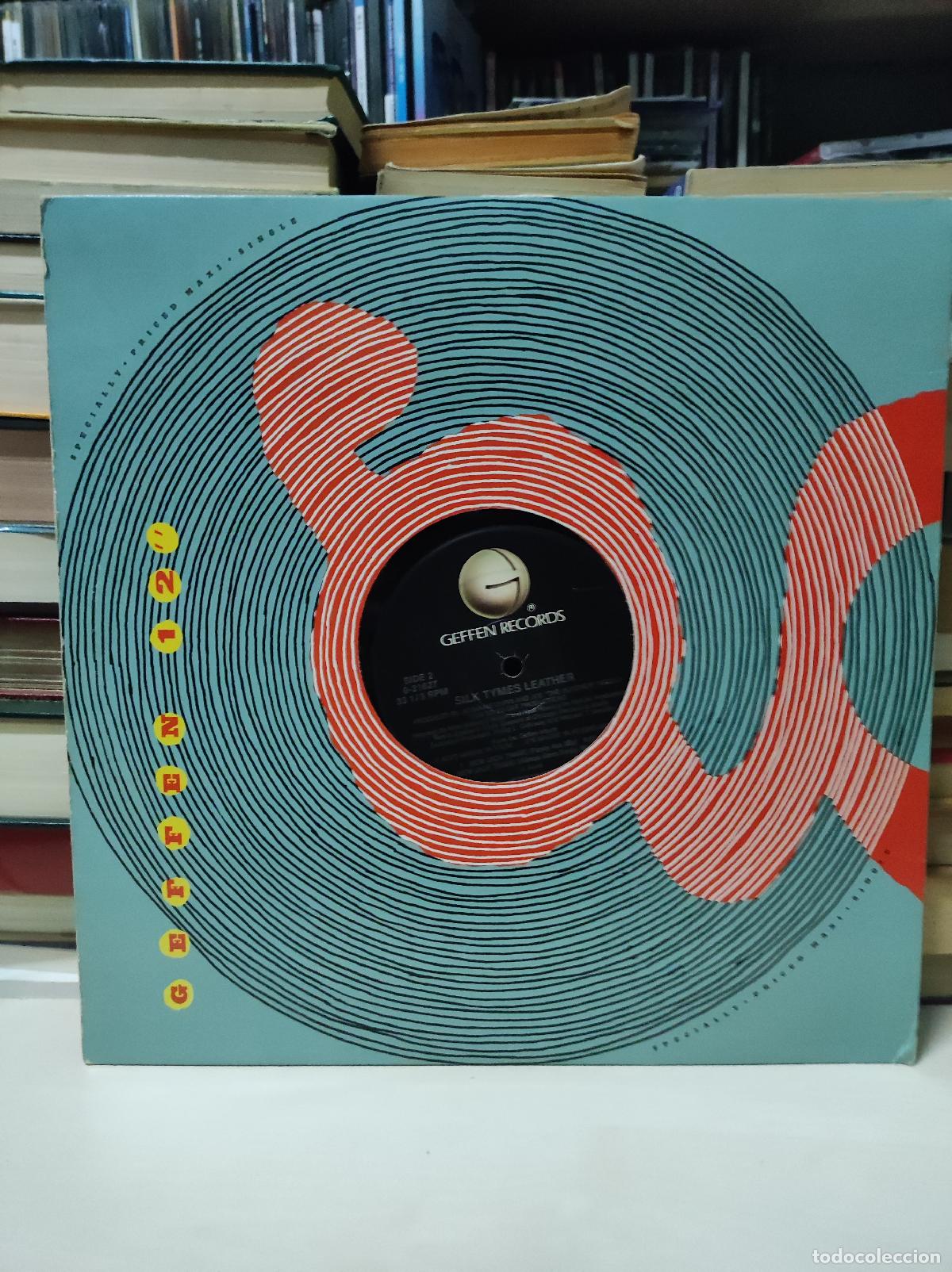 Discos de vinilo: silk tymes leather geffen 12 - Foto 1