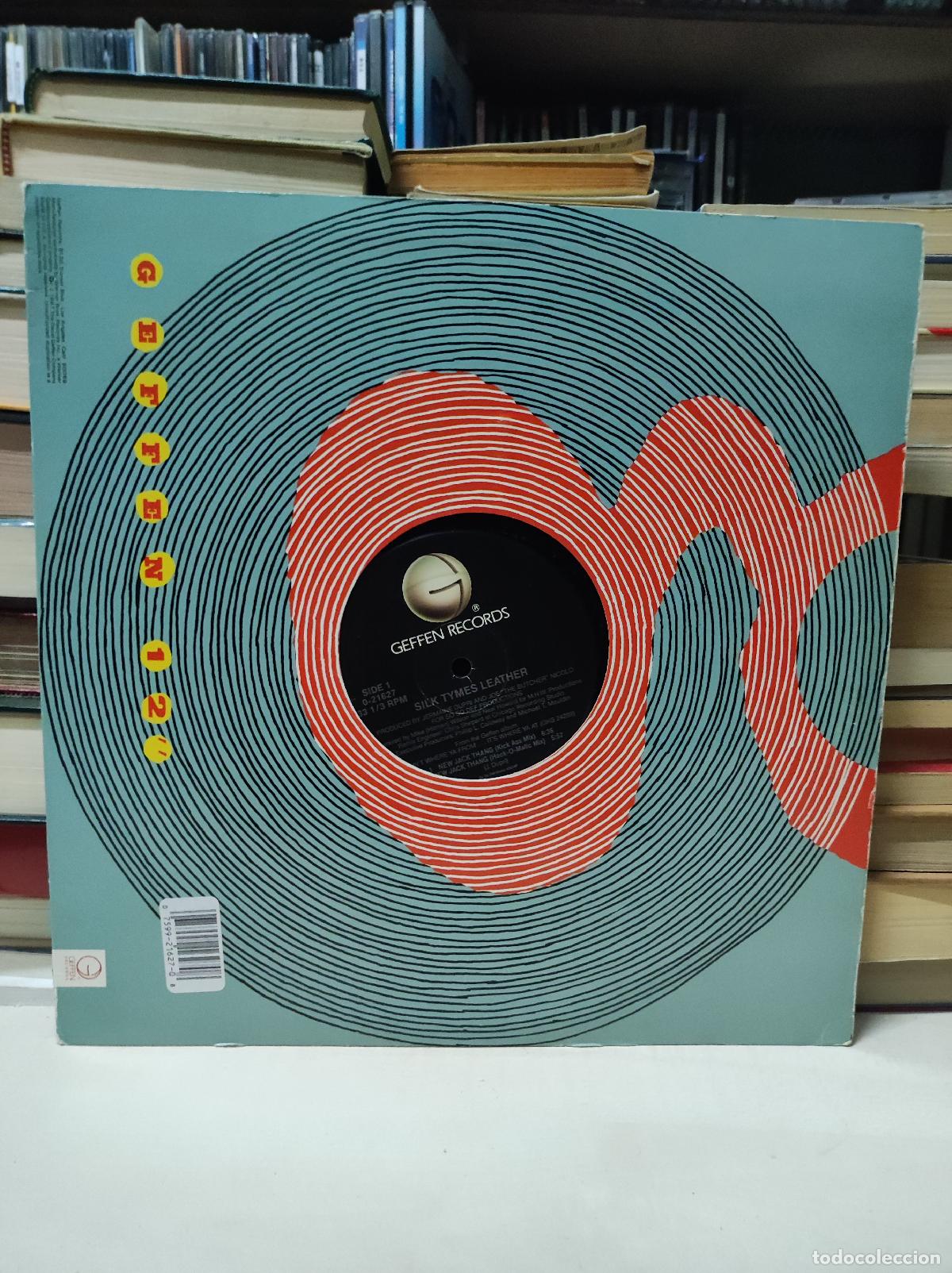 Discos de vinilo: silk tymes leather geffen 12 - Foto 2