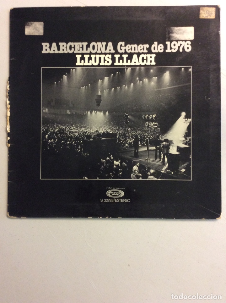Discos de vinilo: Lluis Llach. Barcelona Gener de 1976. - Foto 1