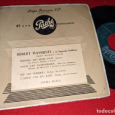 Discos de vinilo: ROBERT MAVOUNZY ORQUESTA ANTILLANA BONHEU EN MOIN PATI/EH!OUI DOUDOU +2 EP 7'' 195? ESPAÑA SPAIN. Lote 364234961