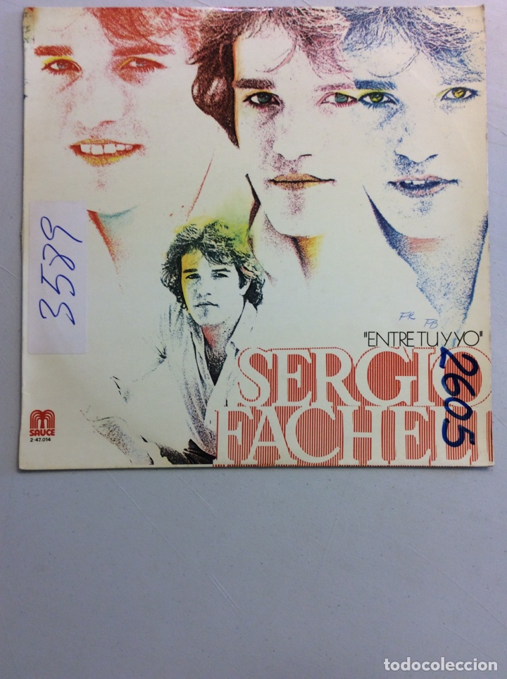 Discos de vinilo: Sergio Facheli. Entre t&uacute; y yo. - Foto 1
