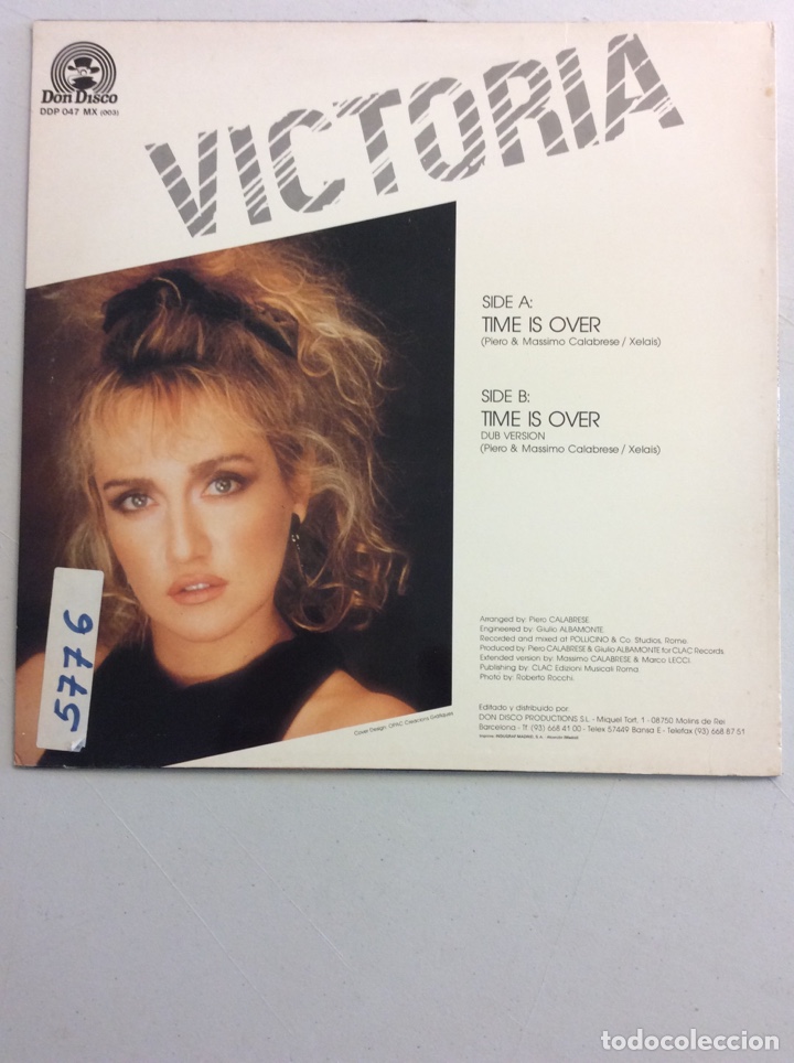 Discos de vinilo: Victoria. Time is over. - Foto 2