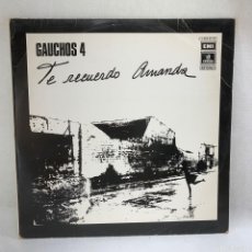 Discos de vinilo: LP - VINILO GAUCHOS 4 - TE RECUERDO AMANDA - ESPAÑA - AÑO 1975. Lote 364247911