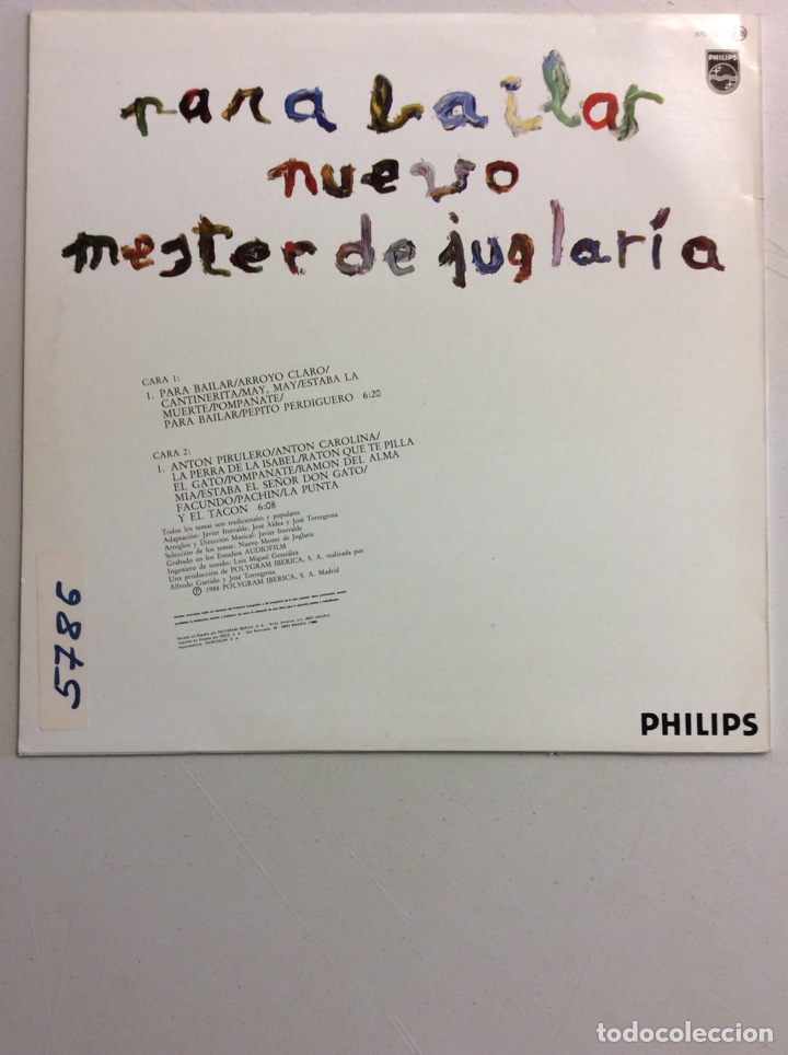 Discos de vinilo: Para bailar nuevo mester de juglar&iacute;a. - Foto 2