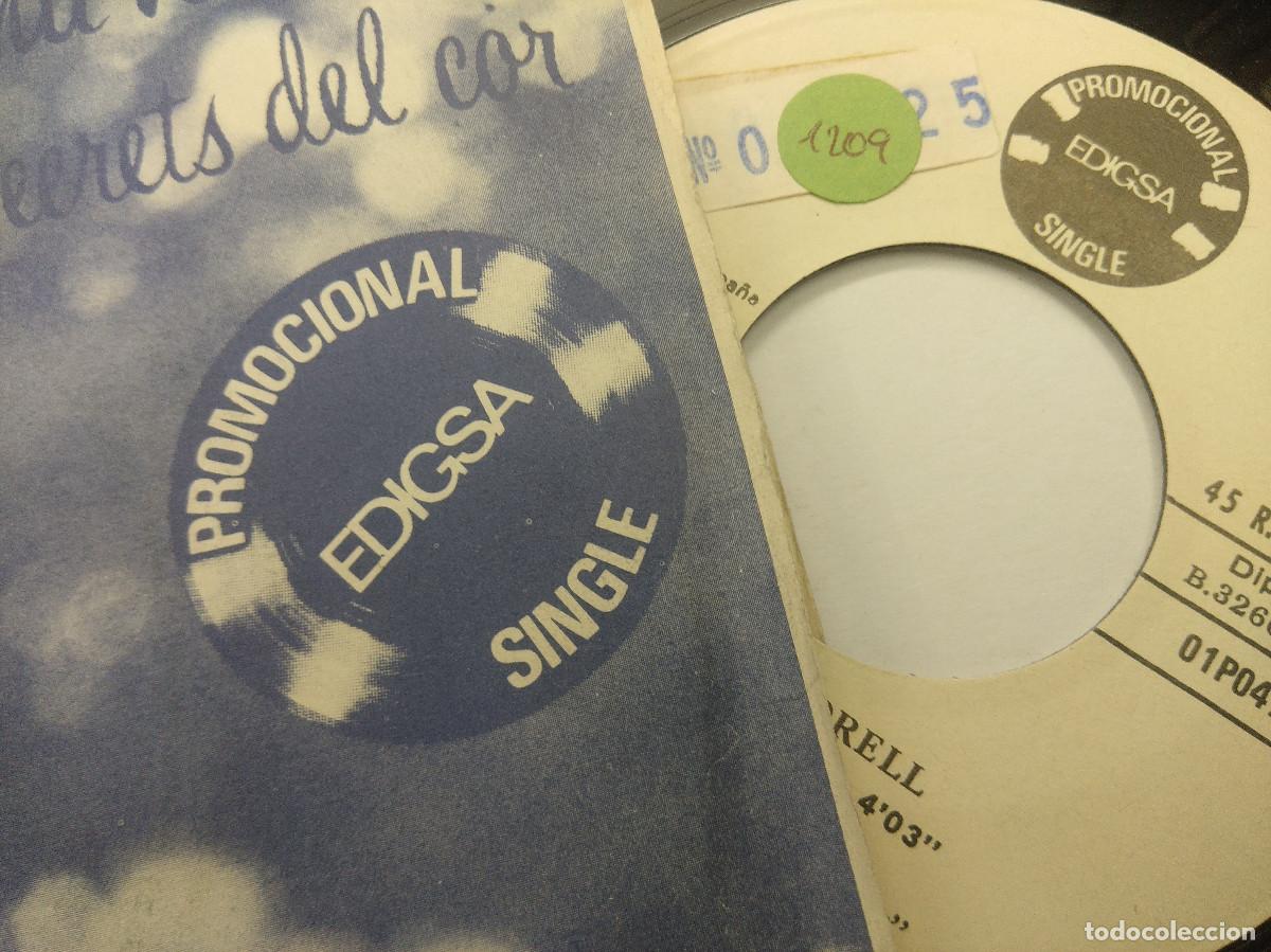 Discos de vinilo: SANTI VENDRELL/SECRETS DEL COR/SINGLE PROMOCIONAL. - Foto 2