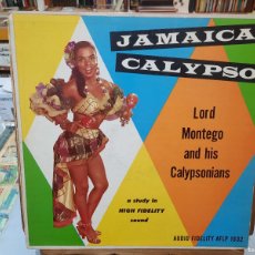 Discos de vinilo: JAMAICA CALYPSO - LORD MONTEGO AND HIS CALYPSONIANS - LP. SELLO AUDIO FIDELITY. Lote 364282156