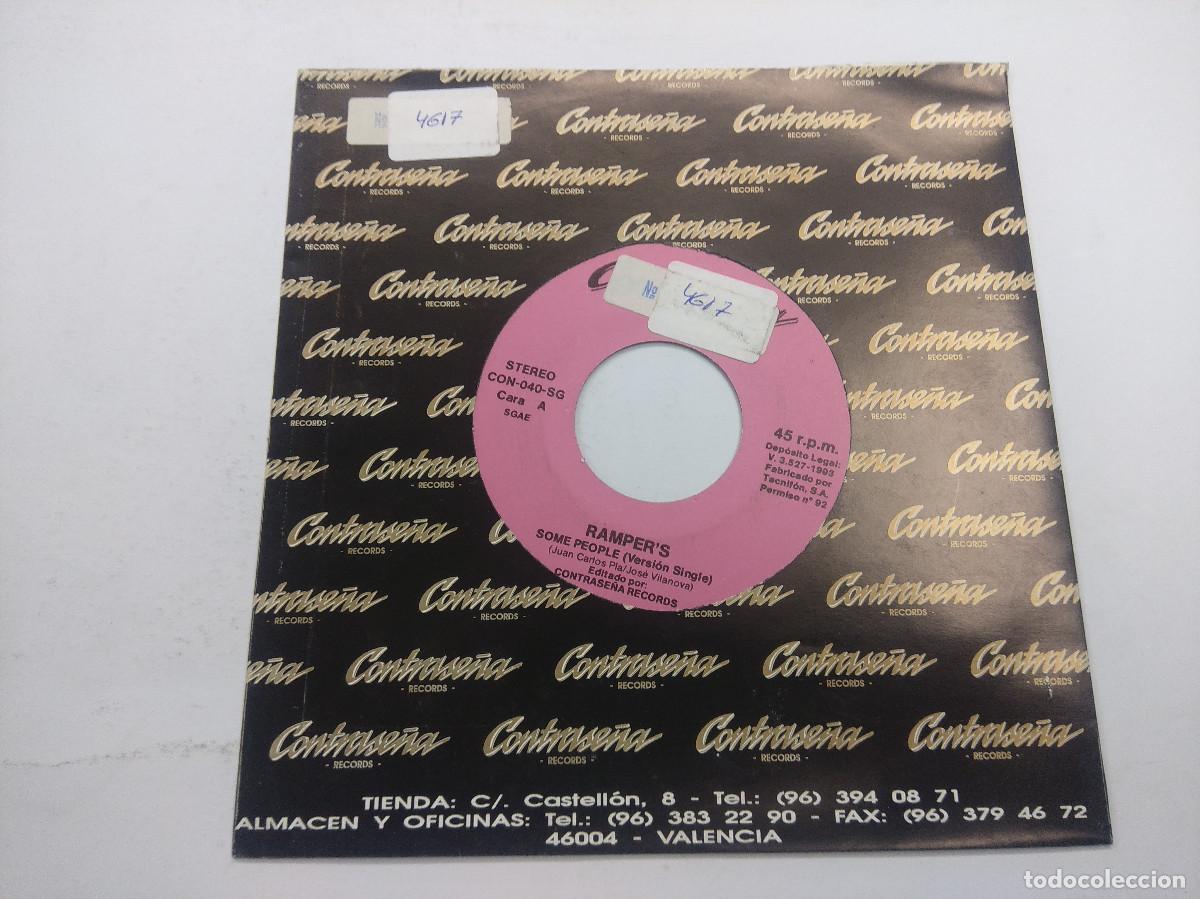 Discos de vinilo: RAMPERS/SOME PEOPLE/SINGLE PROMOCIONAL. - Foto 1