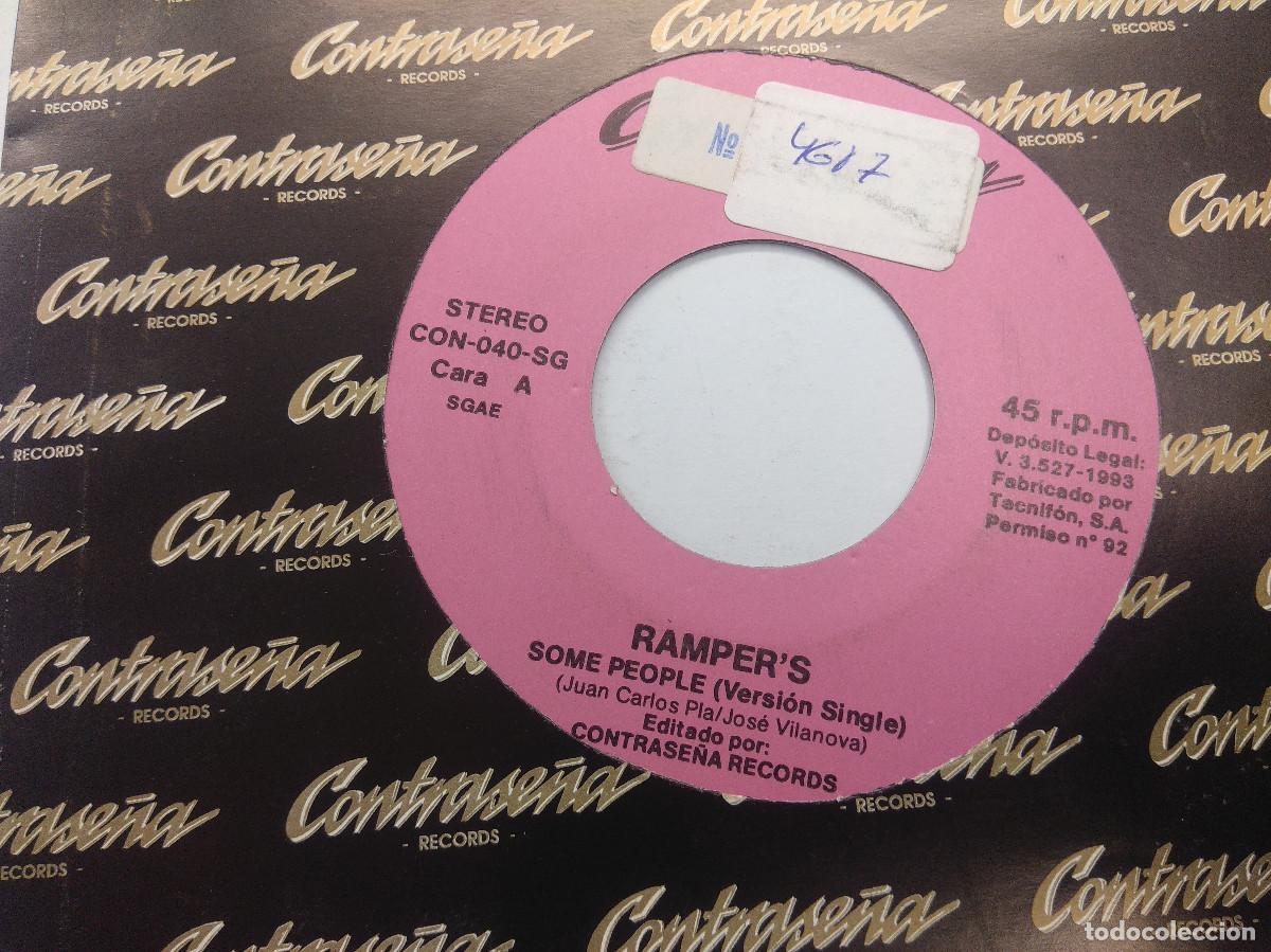 Discos de vinilo: RAMPERS/SOME PEOPLE/SINGLE PROMOCIONAL. - Foto 2