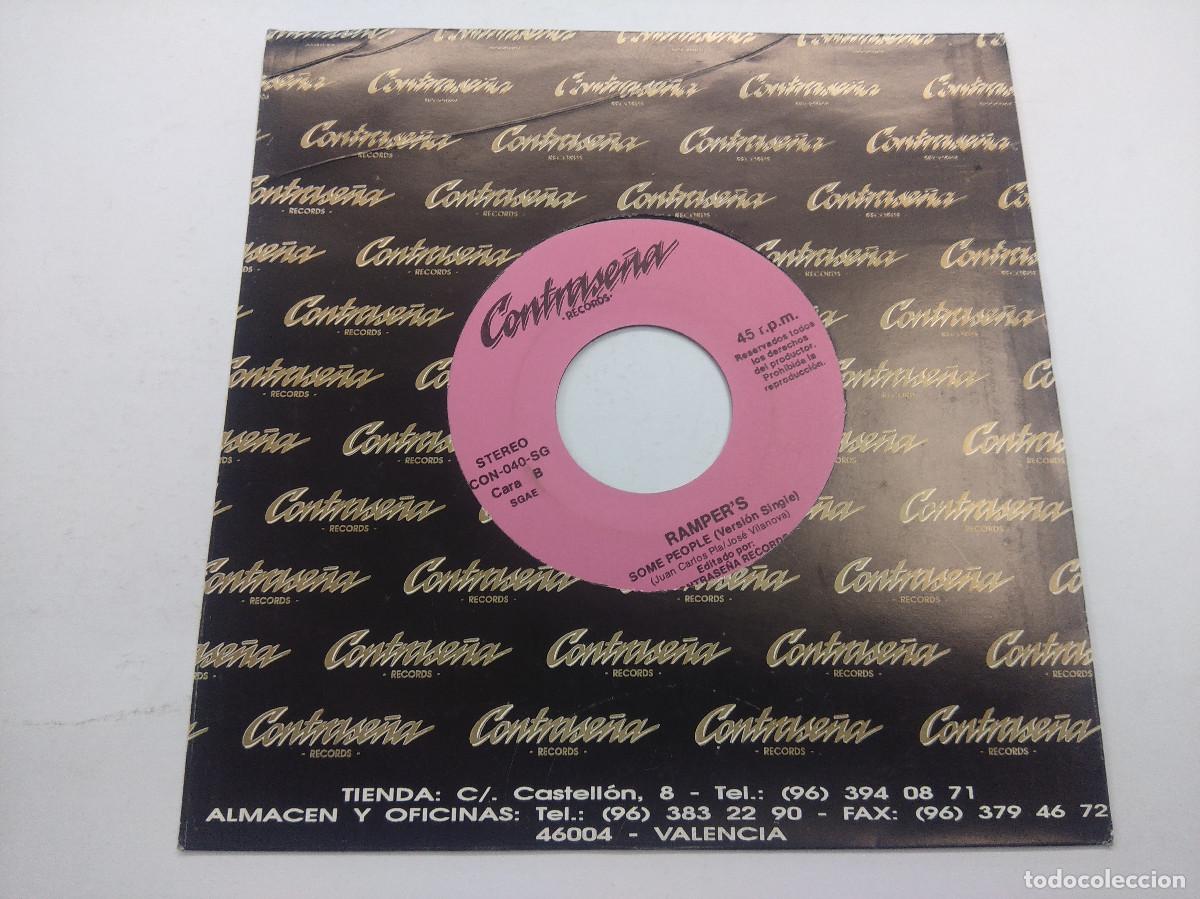 Discos de vinilo: RAMPERS/SOME PEOPLE/SINGLE PROMOCIONAL. - Foto 3