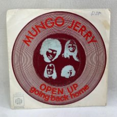 Discos de vinilo: SINGLE MUNGO JERRY - OPEN UP - ESPAÑA - AÑO 1972. Lote 364292736