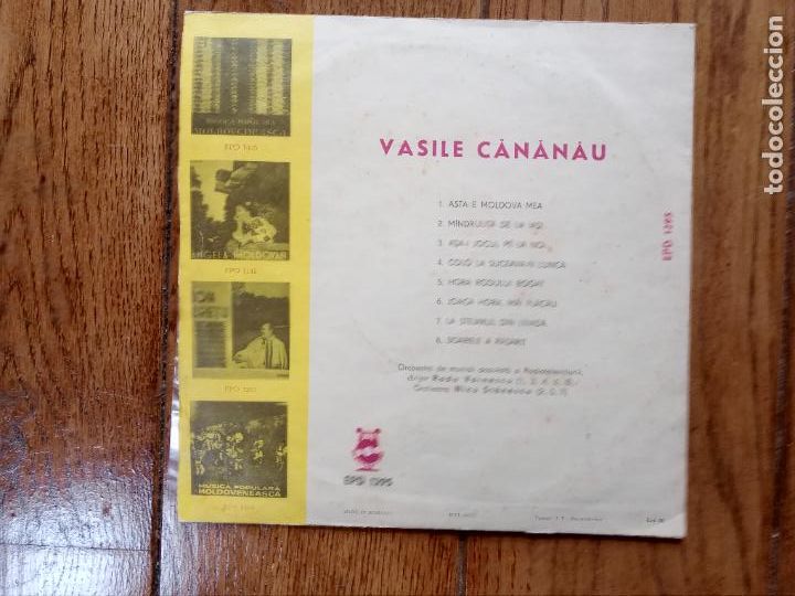 Discos de vinilo: Vasile Cananau - disco 10 pulgadas - Foto 2