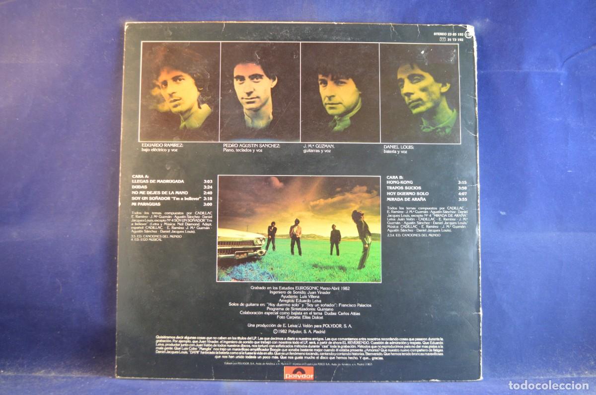 Discos de vinilo: CADILLAC - LLEGAS DE MADRUGADA - LP - Foto 2