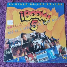 Discos de vinilo: ¡BOOM! 5, 2 X VINYL, LP, 1989 SPAIN ,THE CURE , QUEEN , DEPECHE MODE PAUL MCCARTNEY.... Lote 364336276