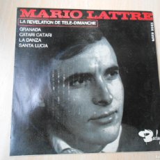 Discos de vinilo: MARIO LATTRE - LA REVELATION DE TELE-DIMANCHE -, EP, GRANADA + 3, AÑO 1965, BARCLAY, SBGE 83.174. Lote 364353661