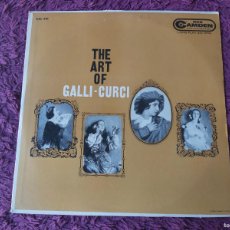 Discos de vinilo: GALLI-CURCI – THE ART OF GALLI-CURCI, VINYL, LP, 1958 US ,CAL 410. Lote 364395466