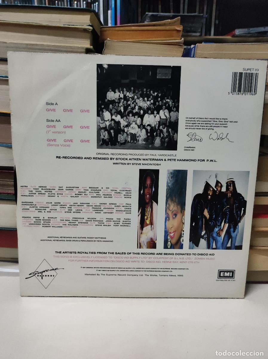 Discos de vinilo: Dance Aid &ndash; Give Give Give - Foto 2