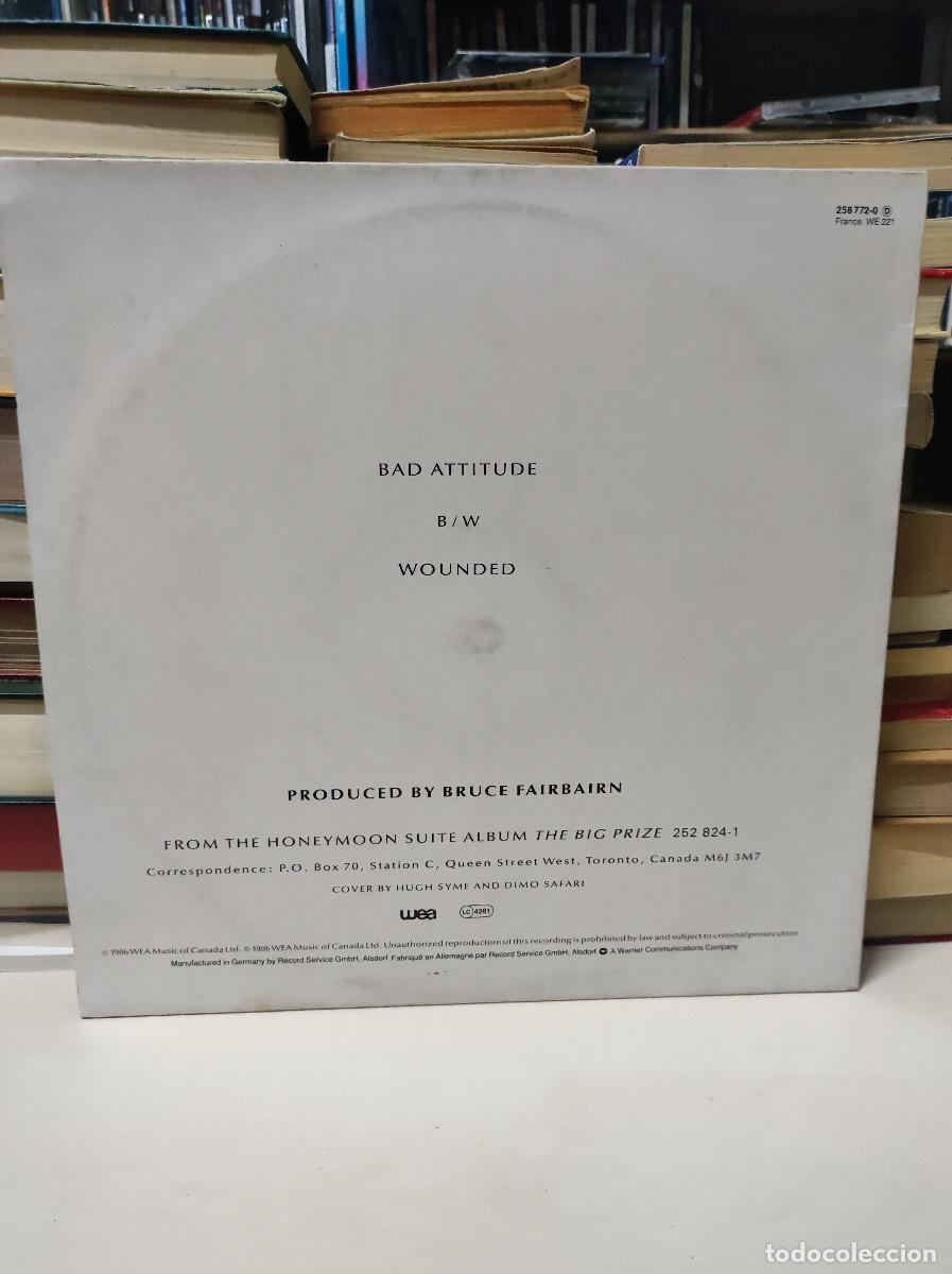 Discos de vinilo: Honeymoon Suite &ndash; Bad Attitude - Foto 2