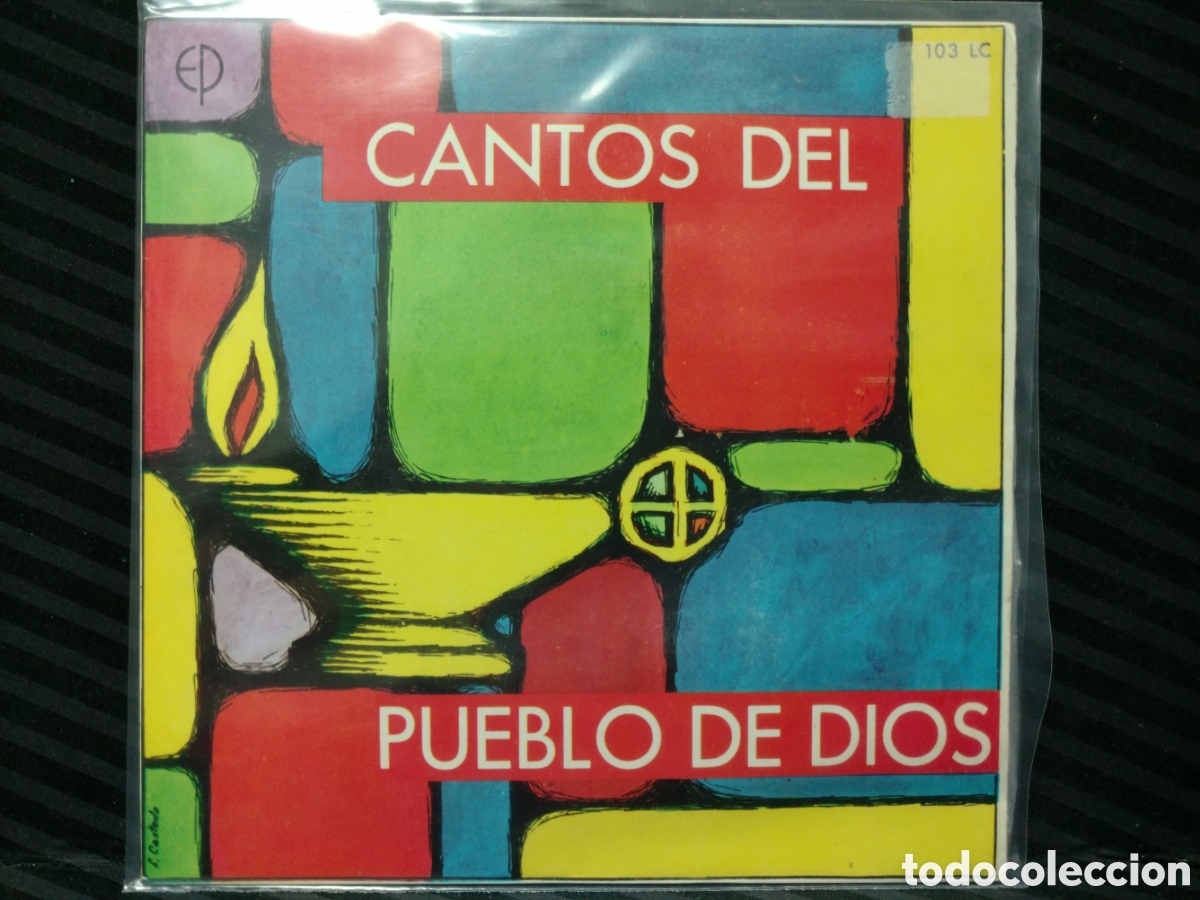 Discos de vinilo: F. Palazon - Cantos Del Pueblo De Dios (7&rdquo;, EP) - Foto 1