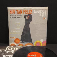 Discos de vinilo: CARMENZA DUQUE / SOY TAN FELIZ / LP-CODISCOS-COLOMBIA / MBC. ***/***. Lote 364454786
