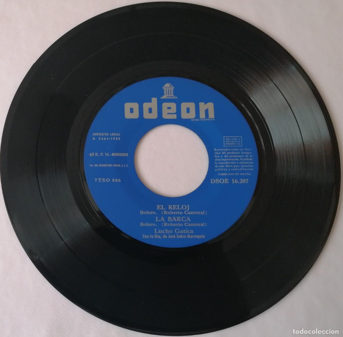 Discos de vinilo: Lucho Gatica, Lucho Gatica, Odeon DSOE 16.207 - Foto 3