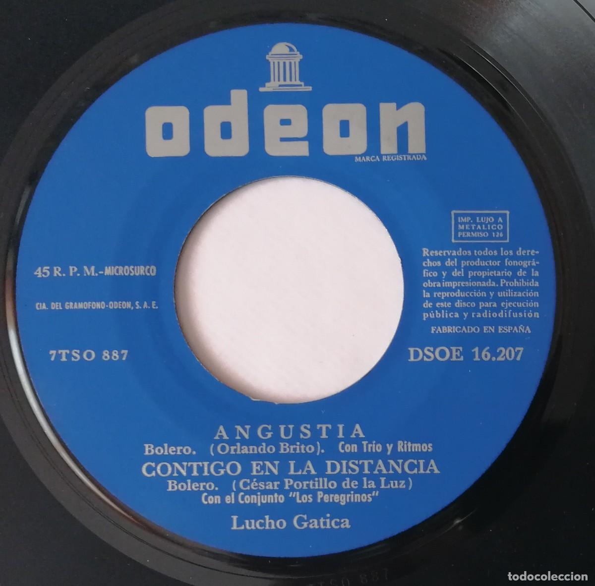 Discos de vinilo: Lucho Gatica, Lucho Gatica, Odeon DSOE 16.207 - Foto 6