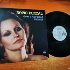 Discos de vinilo: ROCIO DURCAL CANTA A JUAN GABRIEL VOLUMEN 3 MARIACHI LP VINILO DEL AÑO 1979 ESPAÑA 10 TEMAS. Lote 364465566