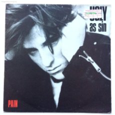 Discos de vinilo: UGLY AS SIN – PAIN , UK 1990 CHINA RECORDS MAXI. Lote 364515641