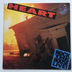 Discos de vinilo: HEART – ROCK THE HOUSE LIVE! , EUROPE 1991 CAPITOL RECORDS. Lote 364523131