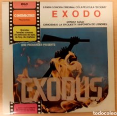 Discos de vinilo: EXODUS (ÉXODO) ERNEST GOLD RCA / CINEMATRES 1981 COMO NUEVO!!. Lote 364568351