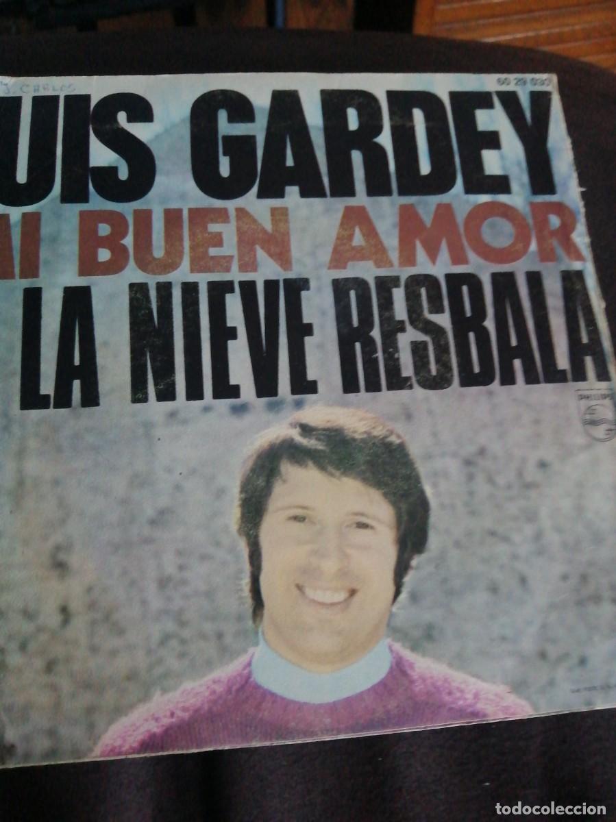 Discos de vinilo: DISCO VINILO SINGLE, LUIS GARDEY A&Ntilde;O 1970 - Foto 1