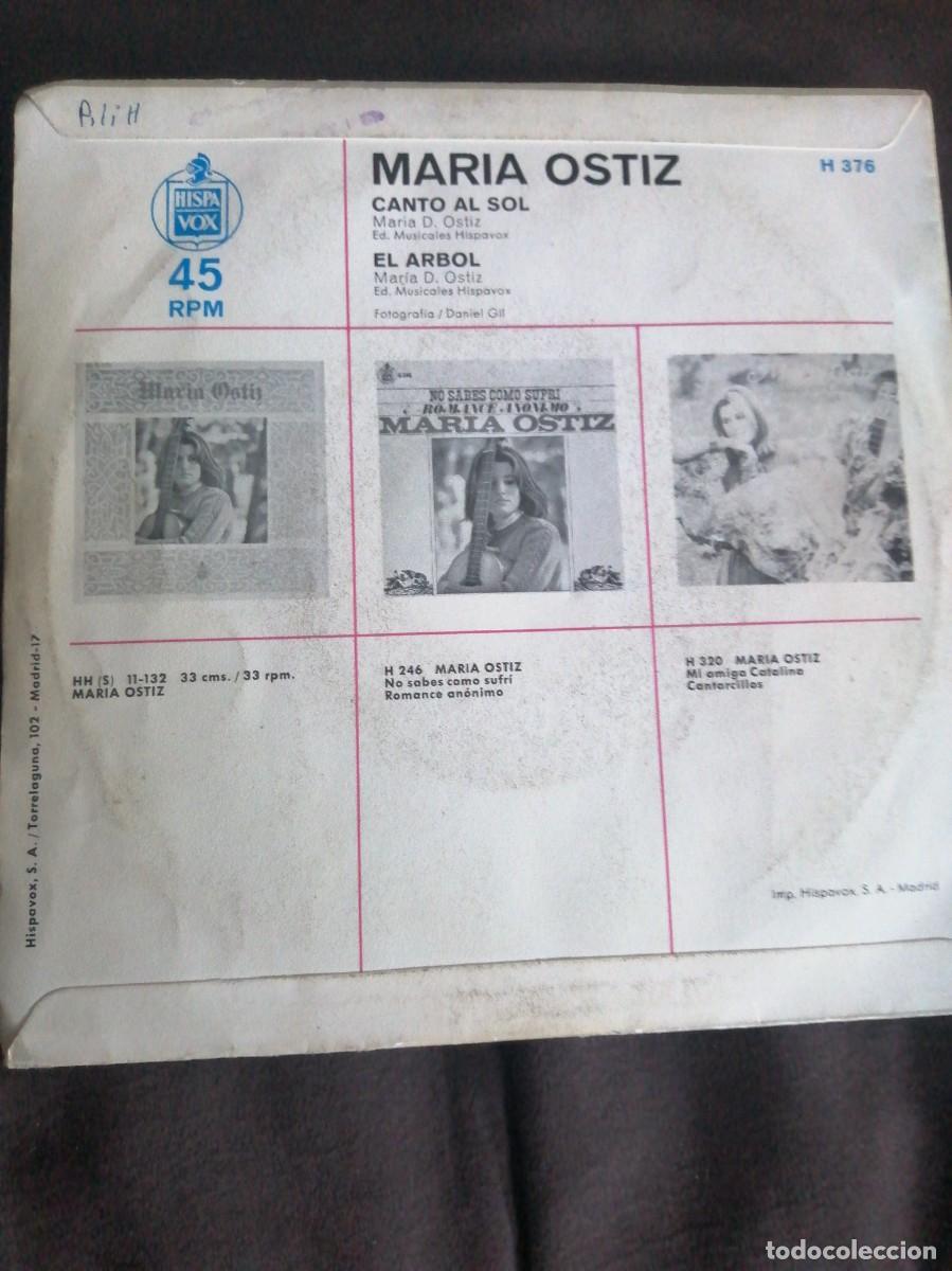 Discos de vinilo: DISCO VINILO EPS, MARIA OSTIZ - Foto 2
