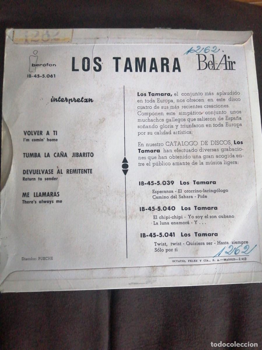 Discos de vinilo: LOS TAMARA DISCO VINILO EPS - Foto 2