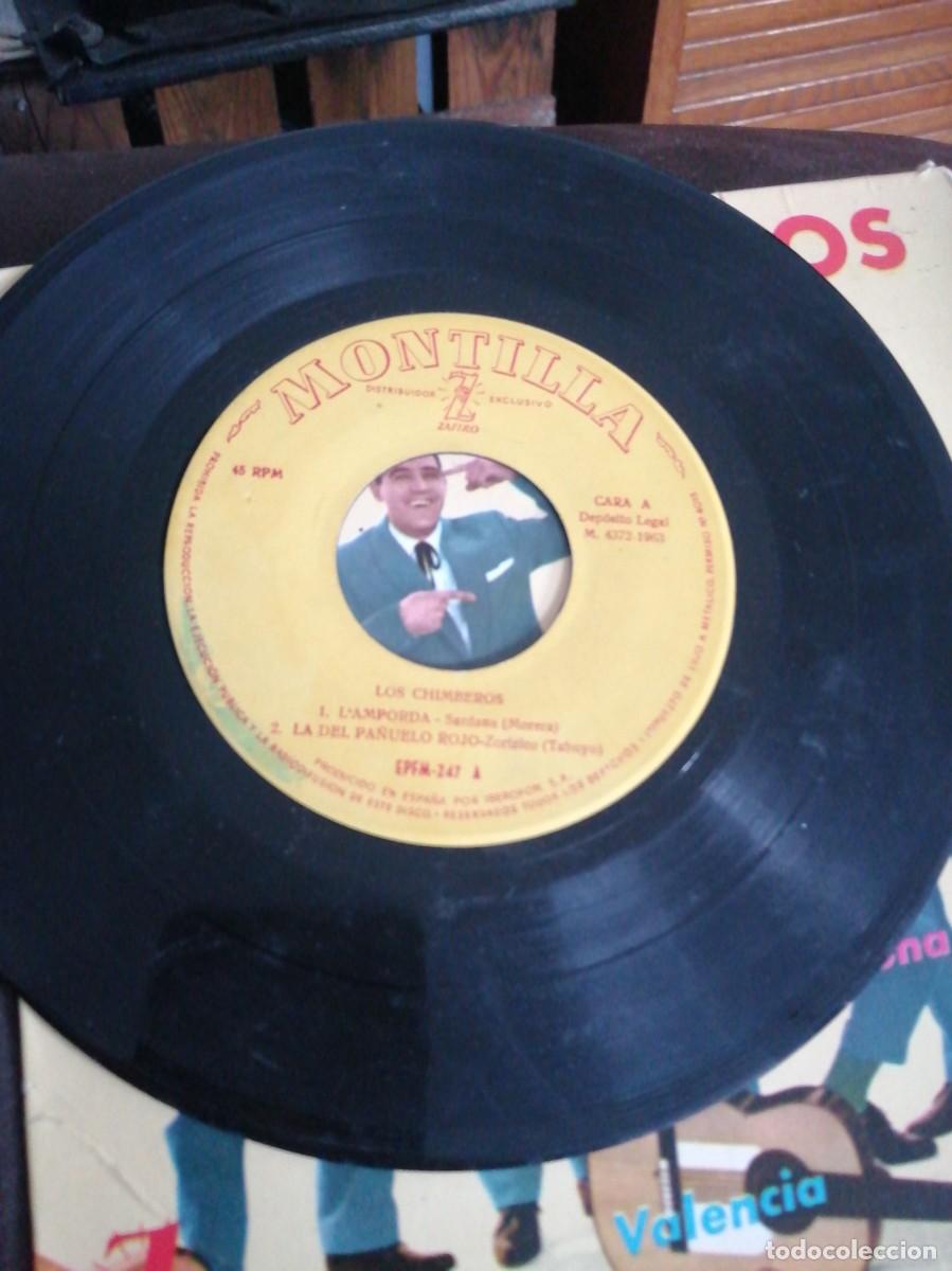 Discos de vinilo: LOS CHIMBEROS. DISCO VINILO EPS, 1963 - Foto 3