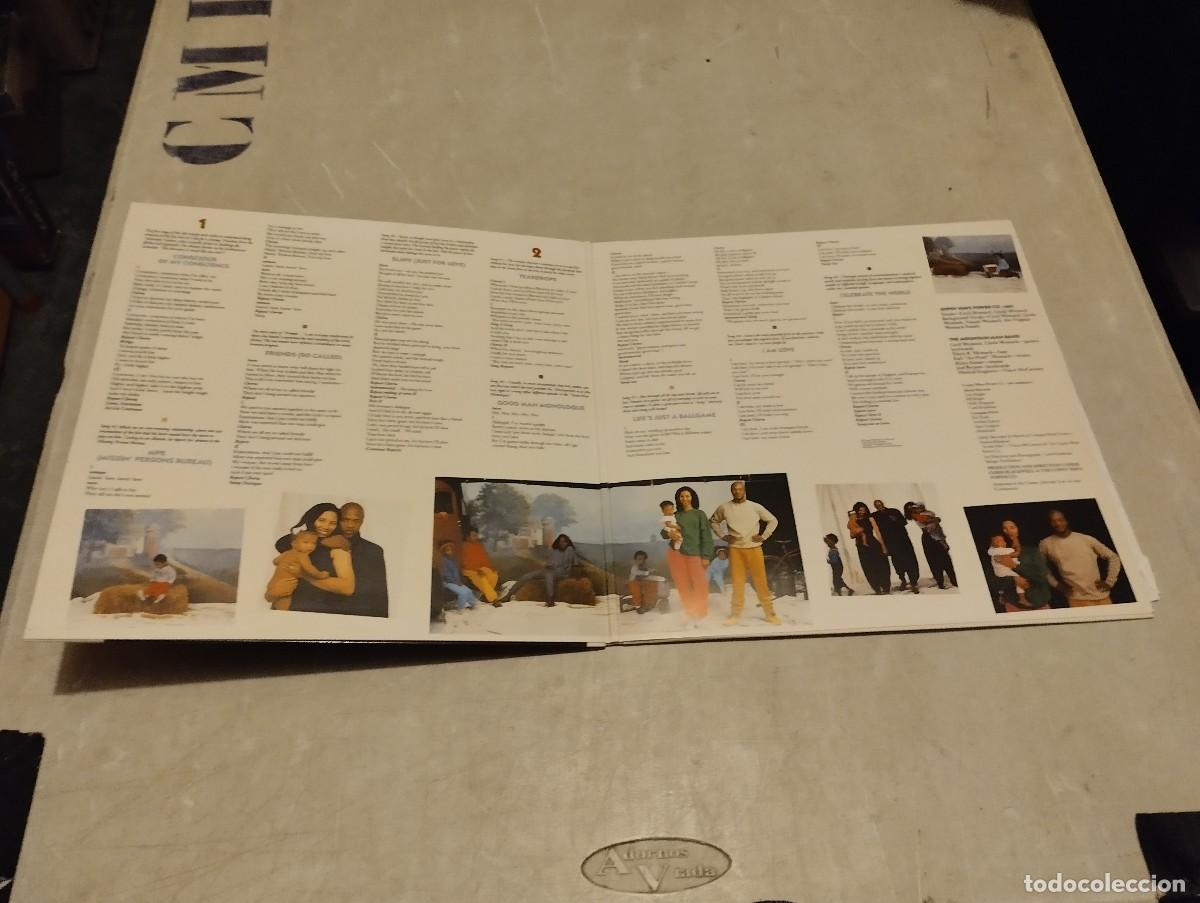 Discos de vinilo: Womack & Womack LP Conscience Esp.1988 portada abierta - Foto 2