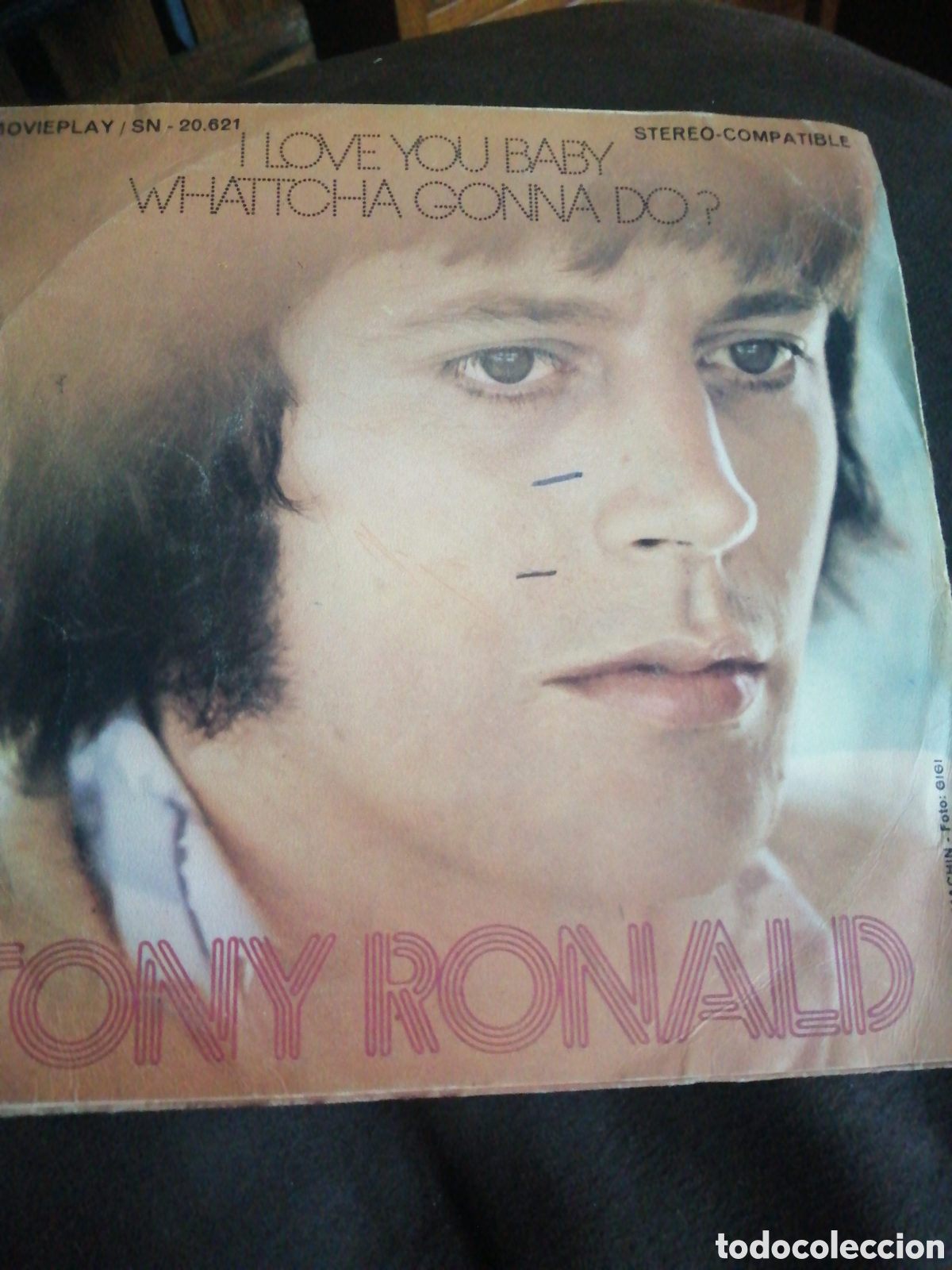 Discos de vinilo: TONY RONALDS, DISCO VINILO SENCILLO - Foto 2