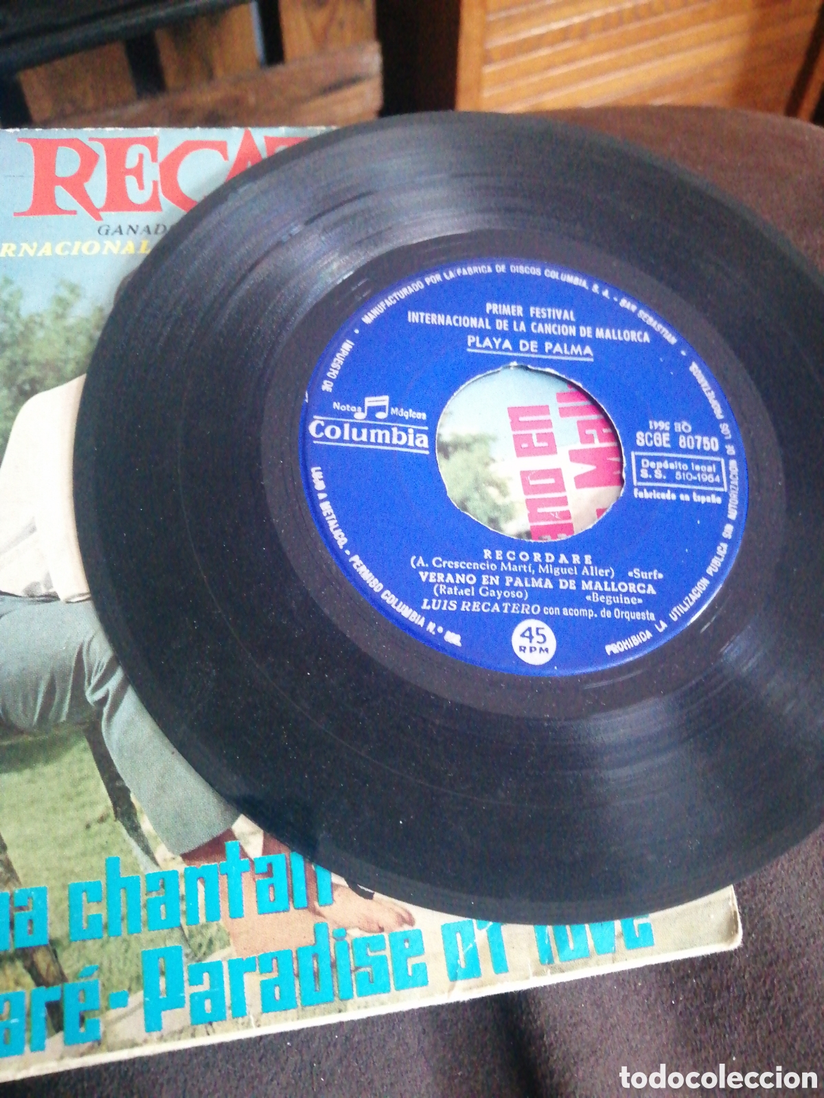 Discos de vinilo: LUIS RECATERO, DISCO VINILO EPS 1964 - Foto 3